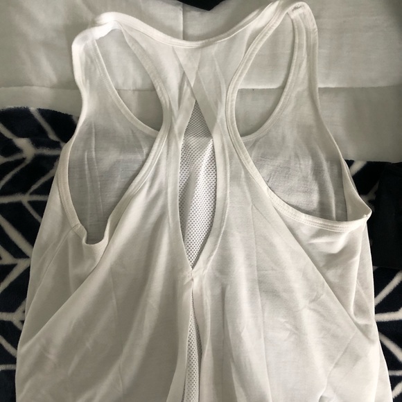 White Racerback Tank - Picture 2 of 4